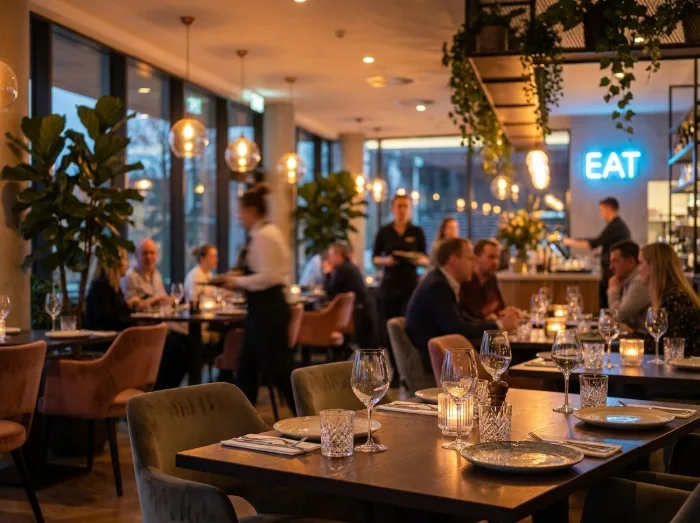 Restaurant brand and ambience content