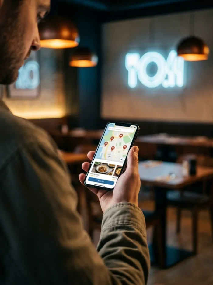 Google Ads restaurant search creative