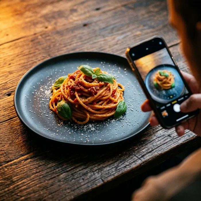 Appetising dish showcase for Facebook feed