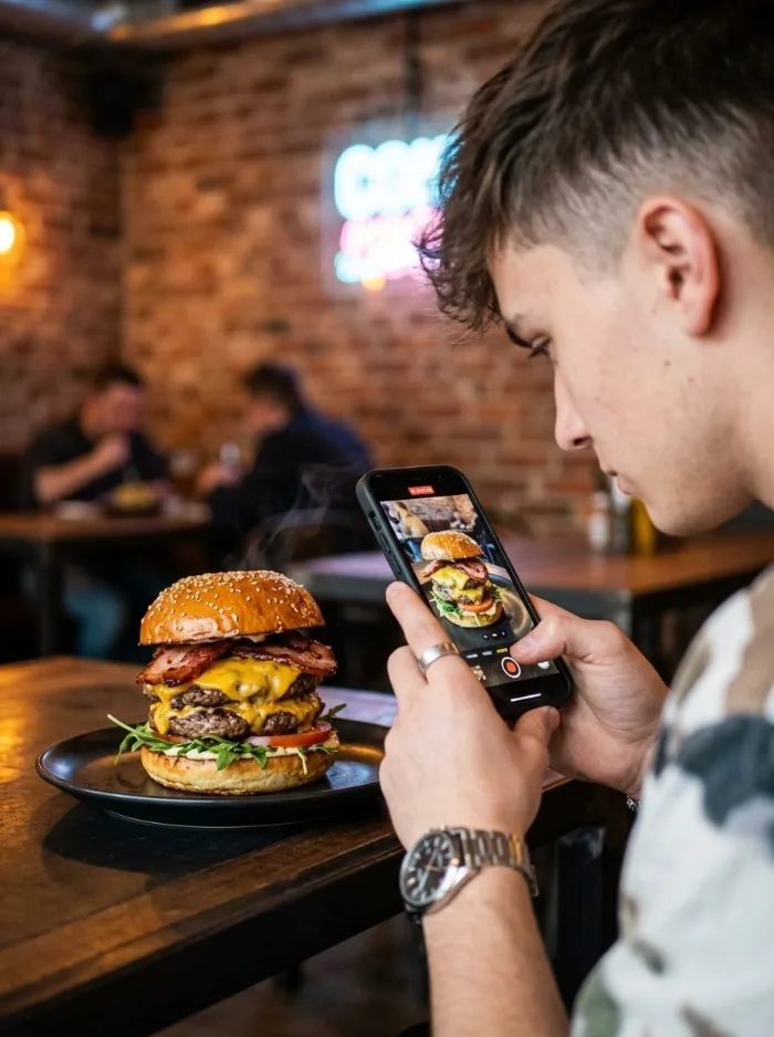 TikTok native viral food video