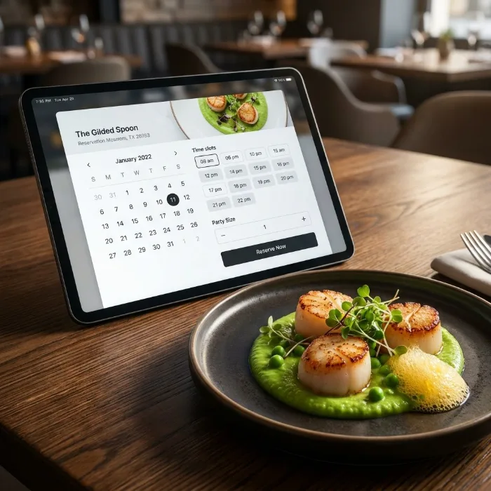 High-converting interactive online menu